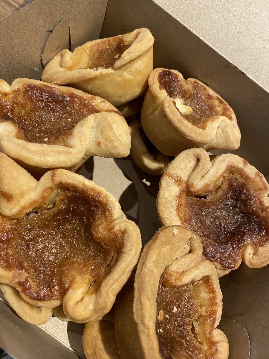 It’s Friday! Time for some raisin-free butter tarts with Team Deadly! ❤️🔥🦅 #Blessed