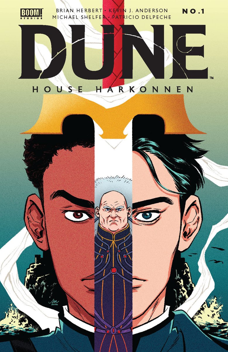 DUNE HOUSE HARKONNEN #1 (OF 12) (FOC 12/12)
Diamond Code: NOV220294
W:<a href="/DuneAuthor/">Brian Herbert</a> &amp; <a href="/TheKJA/">Kevin J Anderson</a>
A:<a href="/shelfer007/">Michael Shelfer</a>
C:Patricio Delpeche
L:<a href="/eDukeDW/">Ed Dukeshire</a>
C1:Raymond Swanland
1:50 <a href="/JeremyBastian/">Jeremy Bastian</a> INCV: NOV220299
<a href="/NimitMalavia/">Nimit Malavia</a> FOC REVEAL: NOV220301
<a href="/AudreyMok/">Audrey Mok</a> B!G Variant: NOV220303
#FOCFriday
(2/14)