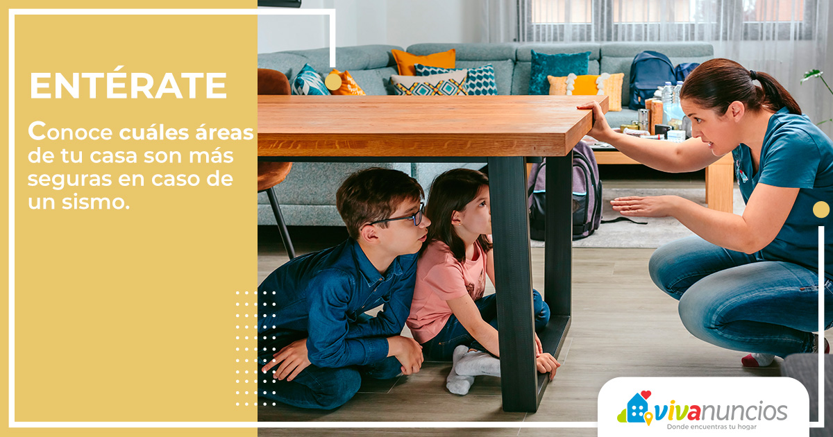 Para que estés preparado ante un sismo, te ayudamos a conocer qué áreas de tu hogar son las más seguras en caso de sismo. Porque nunca está de más saberlo, entra a nuestro blog.👉 bit.ly/3V35utE