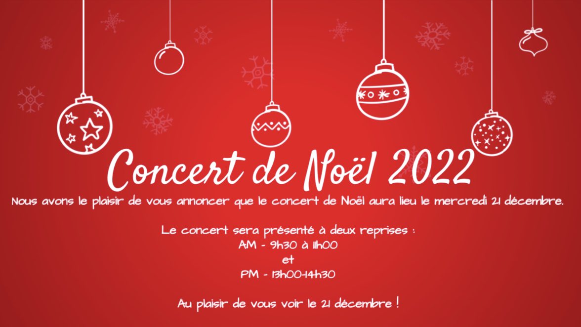 Concert de Noël 2022 🎄🎄