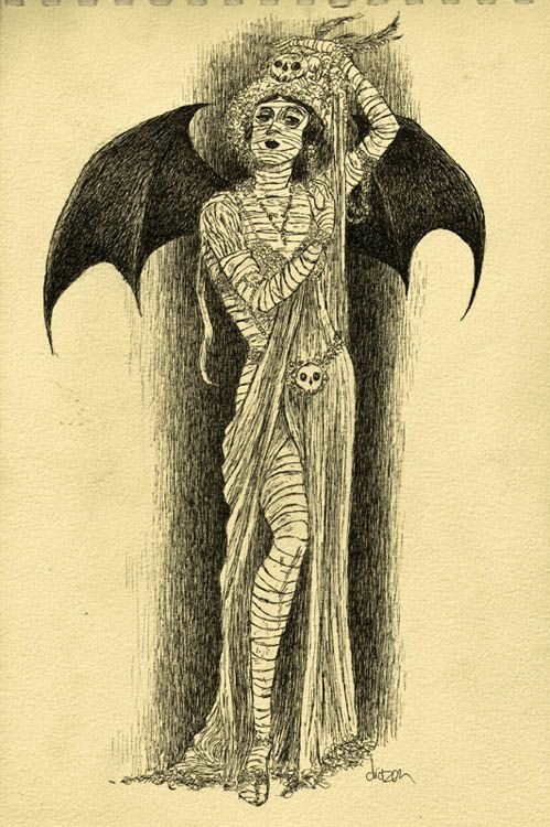 Bat Mummy by Drazen Kozjan