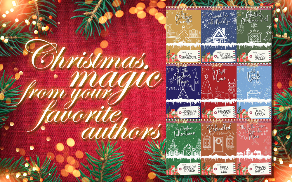 It's time to pick up the Tis the Season Holiday Collection and read through! For cute and fluffy Christmas sweetness, and maybe some wanton slaughter(!?), check out the link here and grab all nine: lilyseabrooke.com/tis-the-season