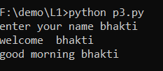BhaktiAher6's tweet photo. Day 1 of #30DaysOfcode
-> Program for : 
-> Greeting User
-> Calculating Sum And Average Using Round Function.
-> Calculating Area And Perimeter.
-> Addition Of Two Numbers.

#30daysofcode #100daysofcode #python #30daysofcodechallenge #100daysofcodechallenge https://t.co/FE3mWB2NCg