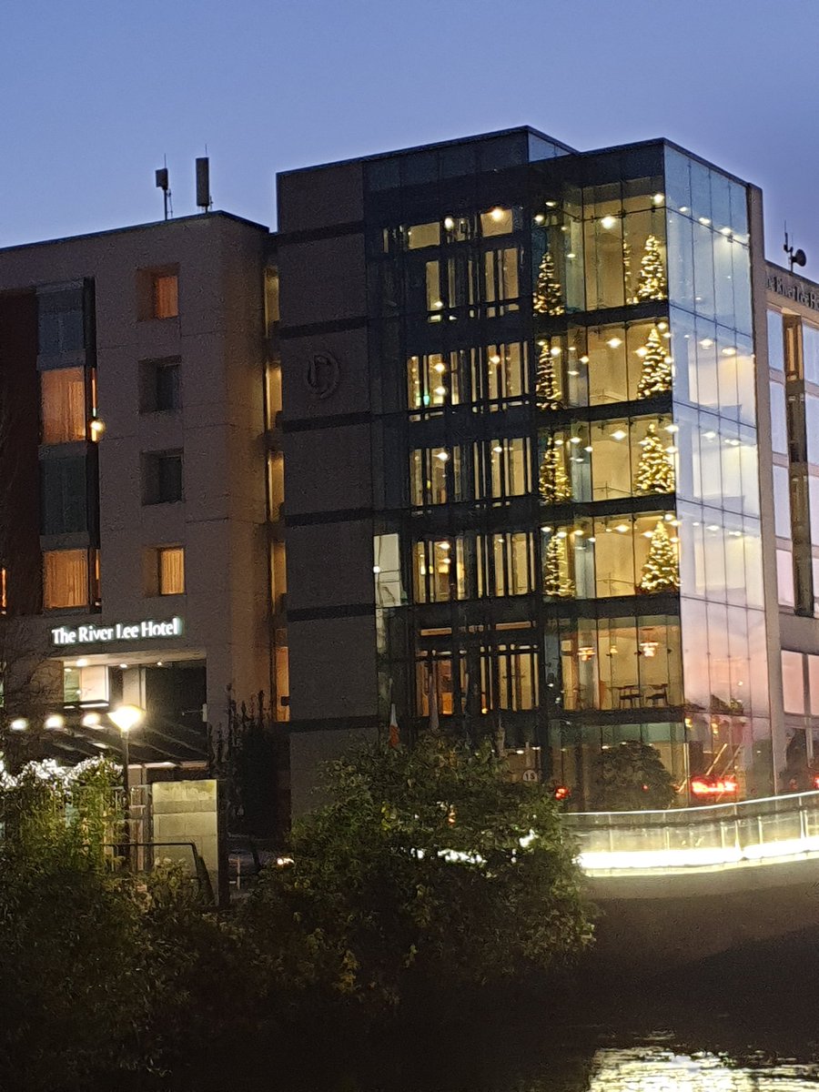 Bitter outside, but all is warm and cheery in <a href="/RiverleeHotel/">The River Lee</a>. Cork delivering its usual welcome to this pair of Dubs <a href="/libertygrill/">Liberty Grill</a> <a href="/LavitGallery/">The Lavit Gallery</a>. And looking forward to all the culinary delights ahead <a href="/paradisocork/">Paradiso</a>