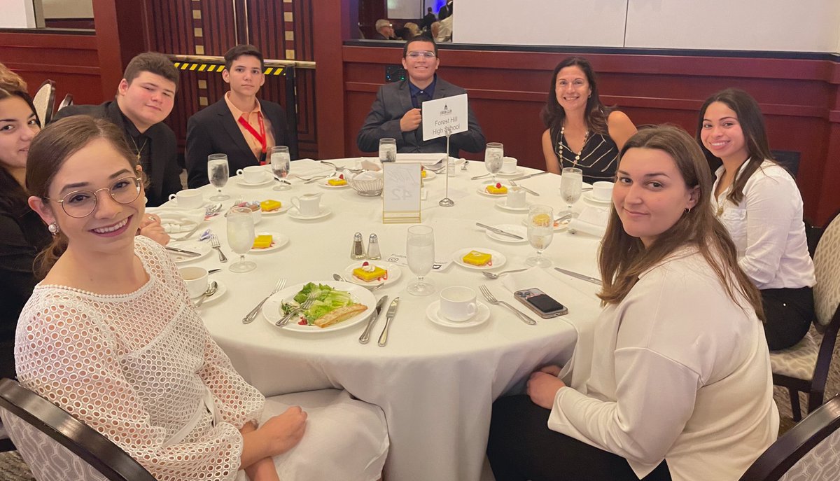 alexandriayala's tweet image. The best feeling to sponsor 2 tables of @FHH_FalconFury @ForestHill_LIA students at today’s @ForumClubPB luncheon. Thanks to my sis @KLongRobinson for sponsoring with me. ✨ We heard from @arthurbrooks about the power of love and optimism for the future. @pbcsd #District2🔥