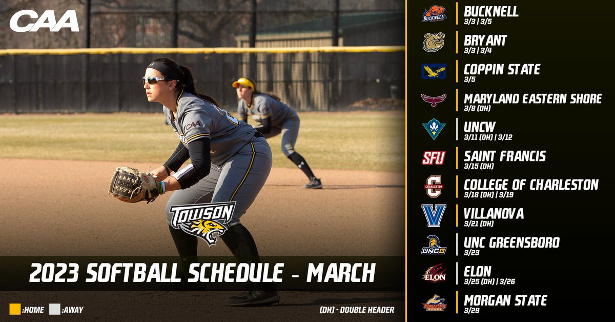 Towson Softball tweet media