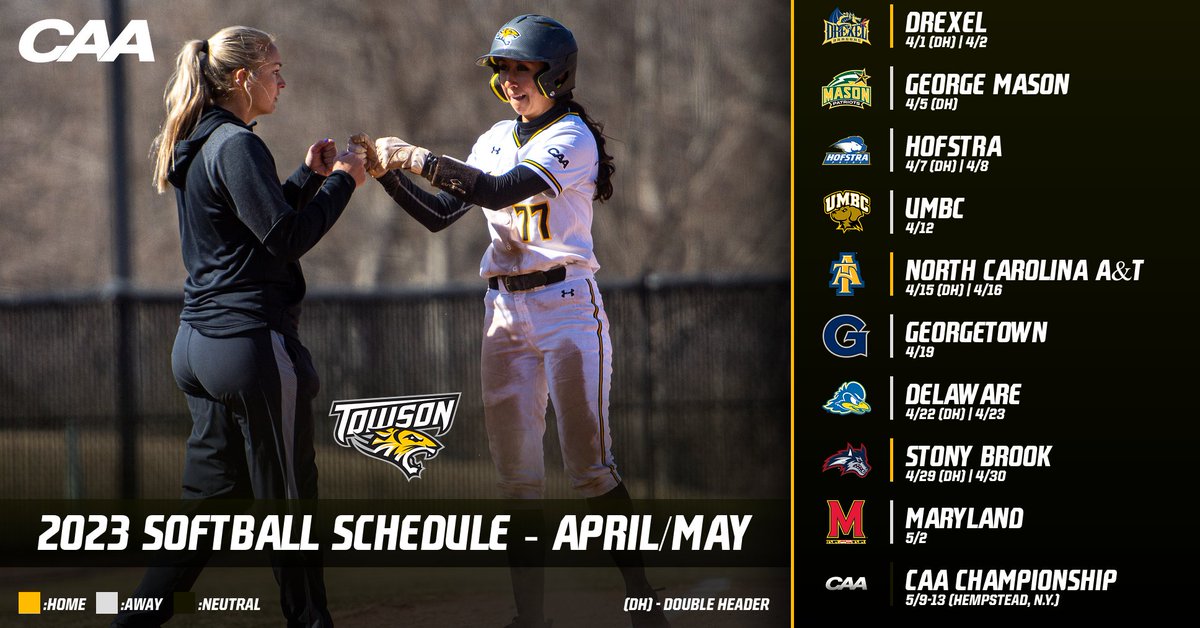 Towson Softball tweet media