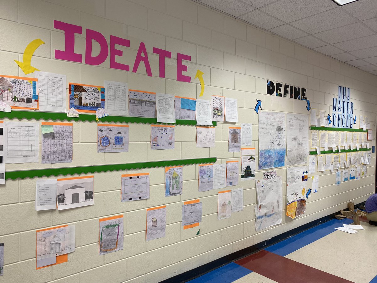Deck the walls with all the #STEM work! <a href="/WESWildcats2/">WES Wildcats</a>