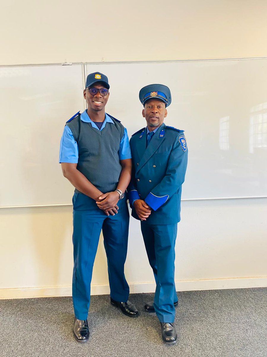 lucille_meyer's tweet photo. A proud moment today as 1 of @ChrysalisTokai former Senior Instructors graduated as a Traffic Officer.  He has always been an inspirational young man, despite suffering deep personal losses.  Mr Makhendlana, we are so proud. #Overstrand @mec_mitchell https://t.co/zW9EbzWN08