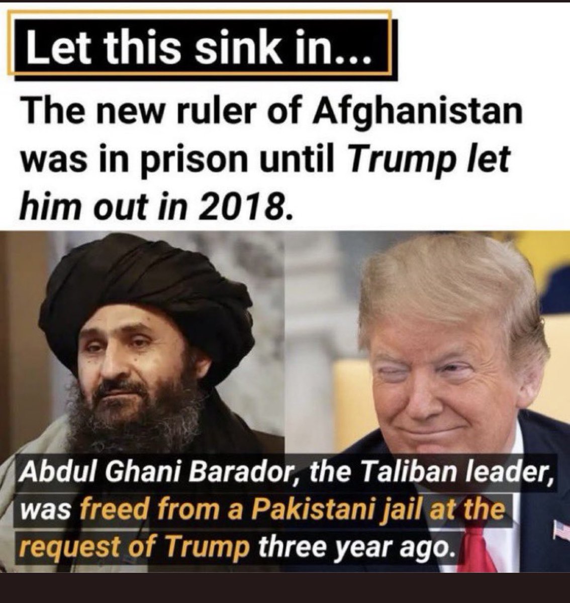 TheFirstBlackW1's tweet photo. @LynnieLorenz @POTUS Let THIS 👇🏾sink in.. How soon some cult members forget… https://t.co/12fyvdhlhq