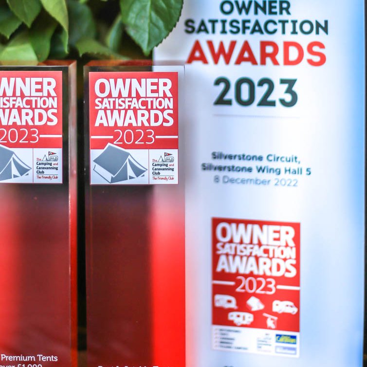 CampTravelStore's tweet image. We are delighted to announce that we have won Best Inflatable Tent &amp;amp; Best Premium Tent for our Karsten poled and air tents in the Camping &amp;amp; Caranvanning Club Owners Satisfaction Survey 2023.
Thank you so much to everyone that voted for their tent.
#OSA2023 #camping #Awards #tent