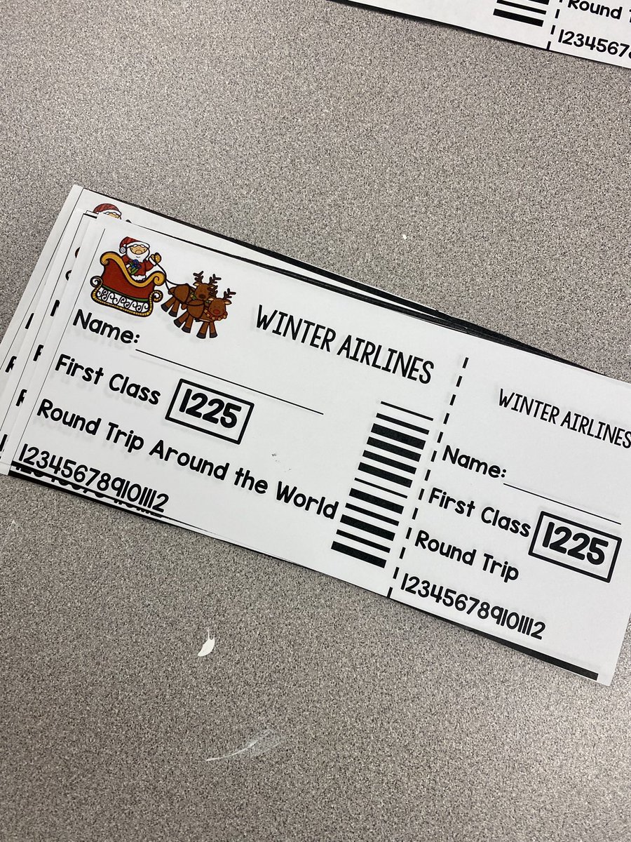 MrsLSmith_CCSD's tweet photo. We got our boarding passes for Holidays Around the World.  We are ready for takeoff! https://t.co/cv6XAO4Vqp