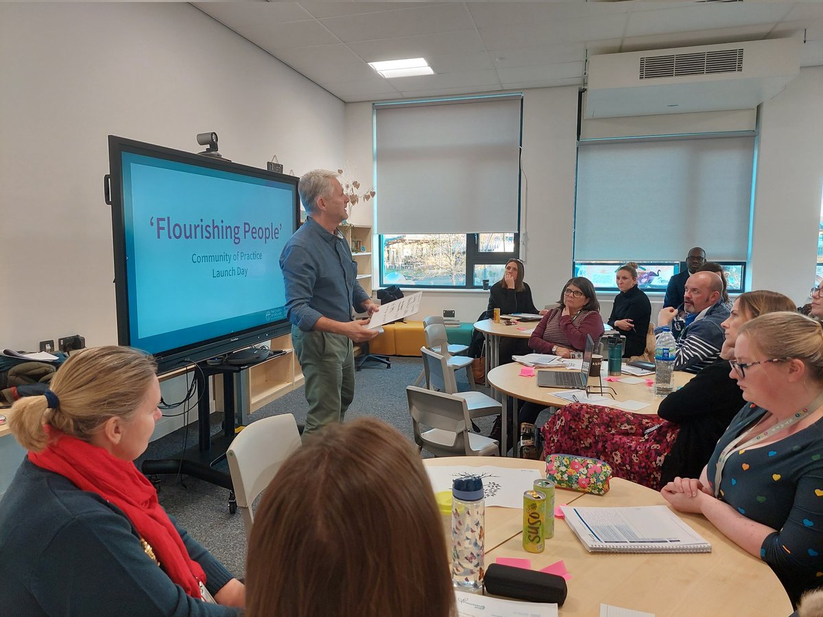 pri_head's tweet image. Brilliant day launching the &apos;Flourishing People&apos; appraisal pilot with @ChrisMoyse in Swindon. Great community of practice forming with HTs, teachers, TAs, learning mentors, office staff and MAT team all focused on #improvingnotproving @CofE_EduLead