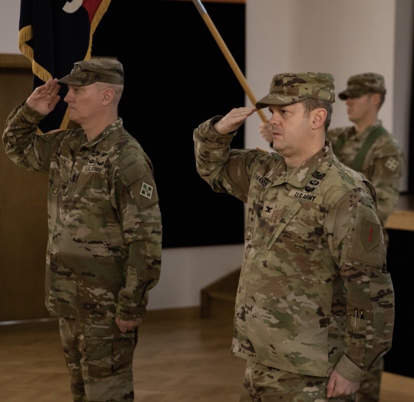 FightingFirst's tweet image. Today  @DaggerBDE   assumed responsibility of missions under #AtlanticResolve from @3ABCT4ID. We are ready to continue our mission of strengthening interoperability and readiness with our allies and partners. #StrongerTogether #fightingfirst