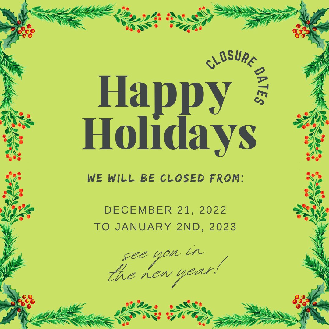 Happy Holidays from the UCF Card Services Team! Our hours will remain as normal (8 a.m.–5 p.m.) until December 21st.