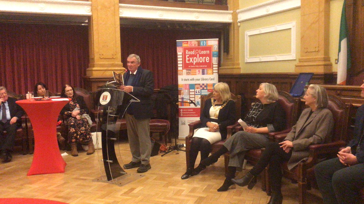 📖130 years of Cork City Libraries 

✍️Acclaimed Cork Poet Thomas McCarthy speaks on the legacy of the burning of Cork and its impact on  Cork City Library

 <a href="/corkcitylibrary/">Cork City Libraries</a>
