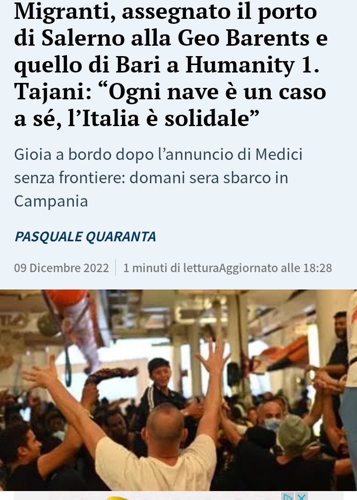 gabrillasarti2's tweet photo. Tajani il nuovo ministro dell' interno ? Cosa ha di diverso la GeoBarents dalla volta scorsa , e solidali con chi , con la UE che vi ha dato ordini ? #governodeibuffoni https://t.co/X6z4N706ED
