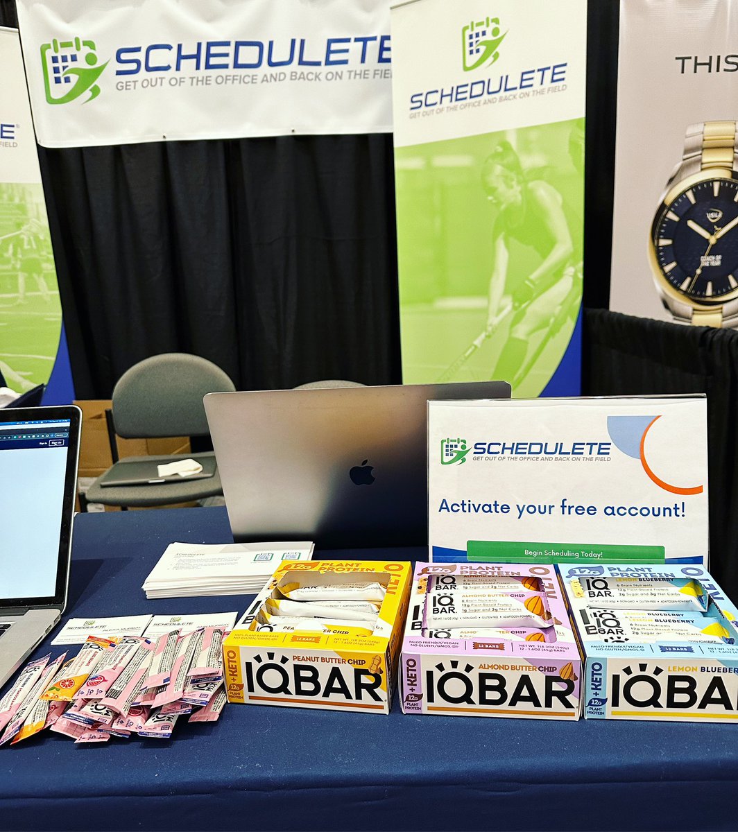 myschedulete's tweet photo. .@IMLCACoaches loved @eatiqbar! They couldnโt get enough of the plant based protein + brain health ingredients ๐ฑ๐ง The hydrating mix definitely came in handy on the sideline! #startups #nutrition #iqbar #plantbased #protein https://t.co/YvTy3GRT4a