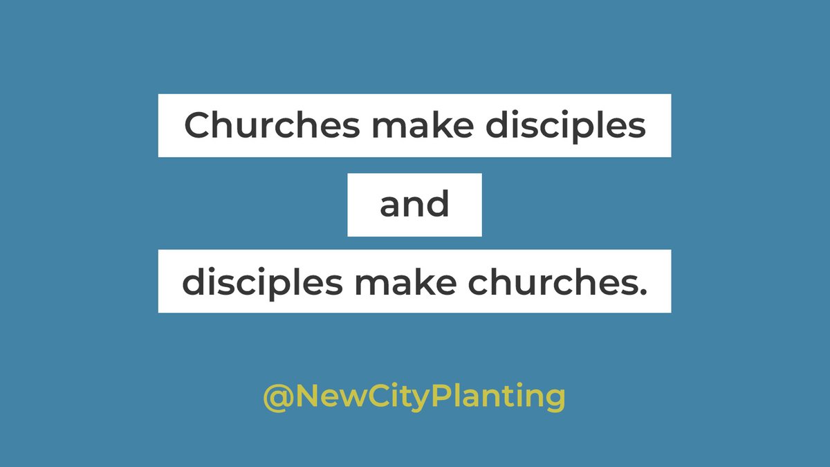 It’s in the local church where disciples are made. But they are not made for themselves, but to be a light to others by reaching out to them, where they are.