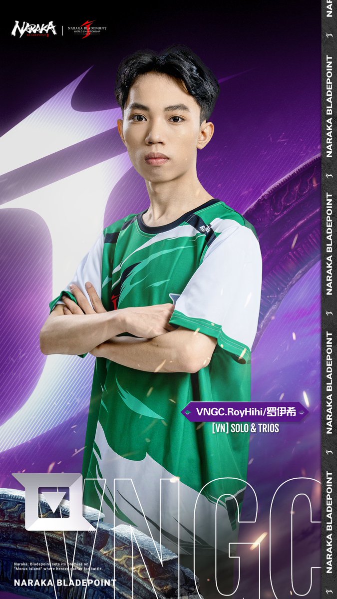 NARAKATHEGAME's tweet photo. They fought tooth and nail to stay on top of the food chain, but they better stay hungry, because only one can stand. Congratulations to all Solo players who have survived the first wave and made it to the finals of the JCup. https://t.co/htyZZRWbJF