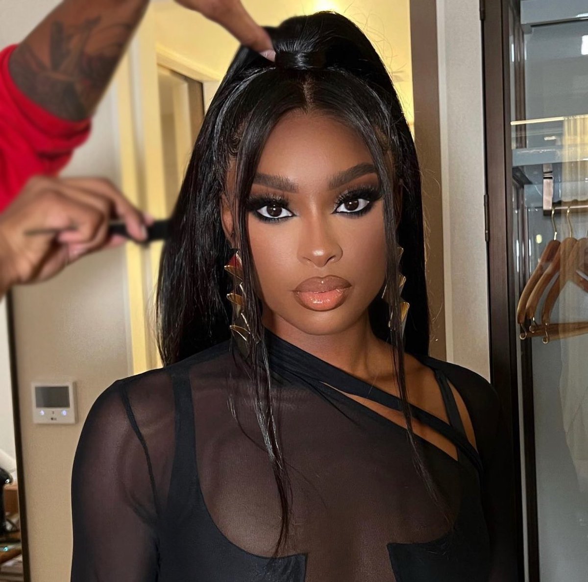 Coco Jones Source on Twitter "Coco Jones Makeup by Dianashin"