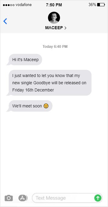 To end this year 2022 well, I announce the release of my new single Goodbye next Friday ✌🏻
Spotify pre-save link ⬇️
ffm.to/goodbye-pre-sa…
.

#pop #popmusic #musicproducer #songwriter #music #musician #chanteur #singer #amour #love #lovesong #melancolic #sad #goodbye #maceep