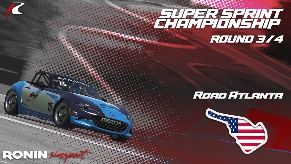 RoninSim's tweet image. The 3rd round of the MX5 Supersprint series is upon us this weekend. 
Brandon Hawkin still leads the way, but with the chasing pack catching up in the last round, will he be able to cling onto his lead come the final round at Donnington. 

youtube.com/@roninsimsport…