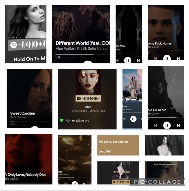 sofcarsonworld's tweet image. My life in your music, forever and your music in my life forever ♾️♥️💕 @SofiaCarson my #PurpleHearts could bursts 💜
Theese songs are my medicine in bad moments 
This woman is my medicine in bad moments #sofiacarson #carsonatorslife💙🫶🏻