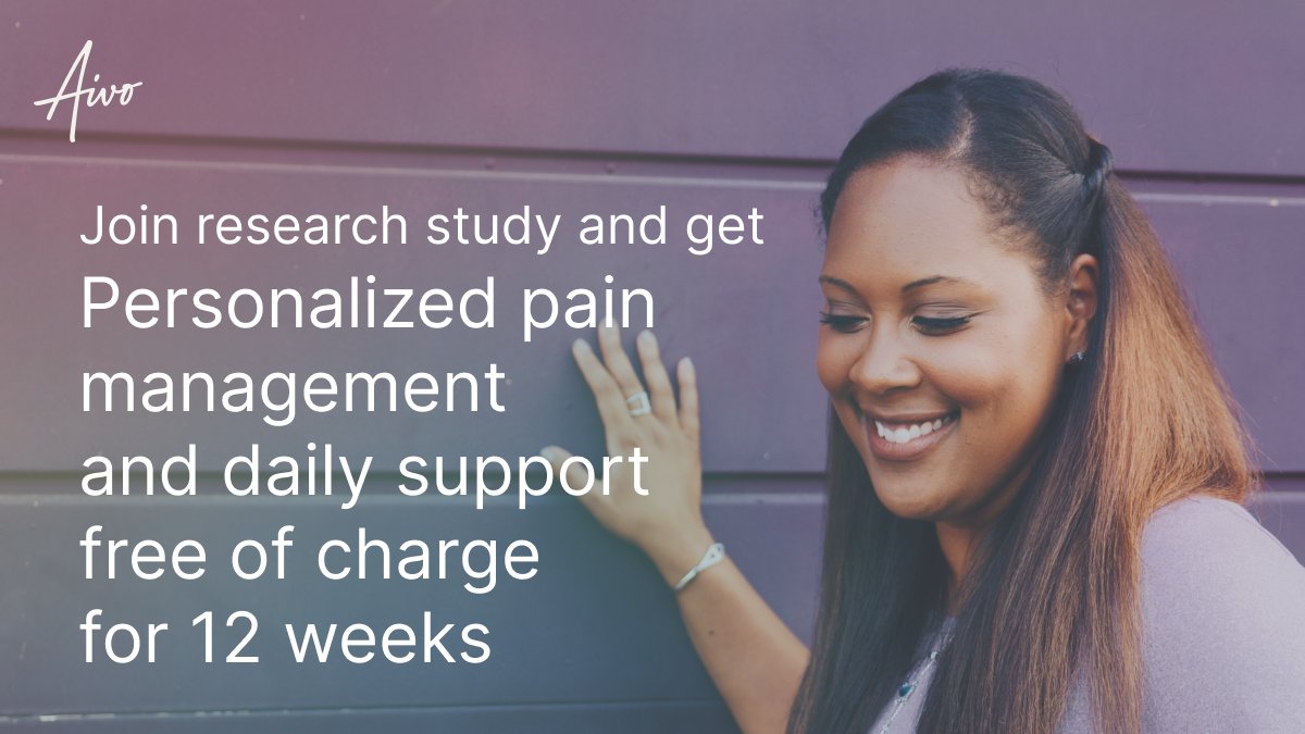 If it's not you, it is someone close to you. 20% experience chronic pain at some point during their lives. Help us spread the word 🙏 Join research study ➡️ aivohealth.com/campaign/resea…

#chronicpain #neuroscience #mindbodymedicine #paineducation