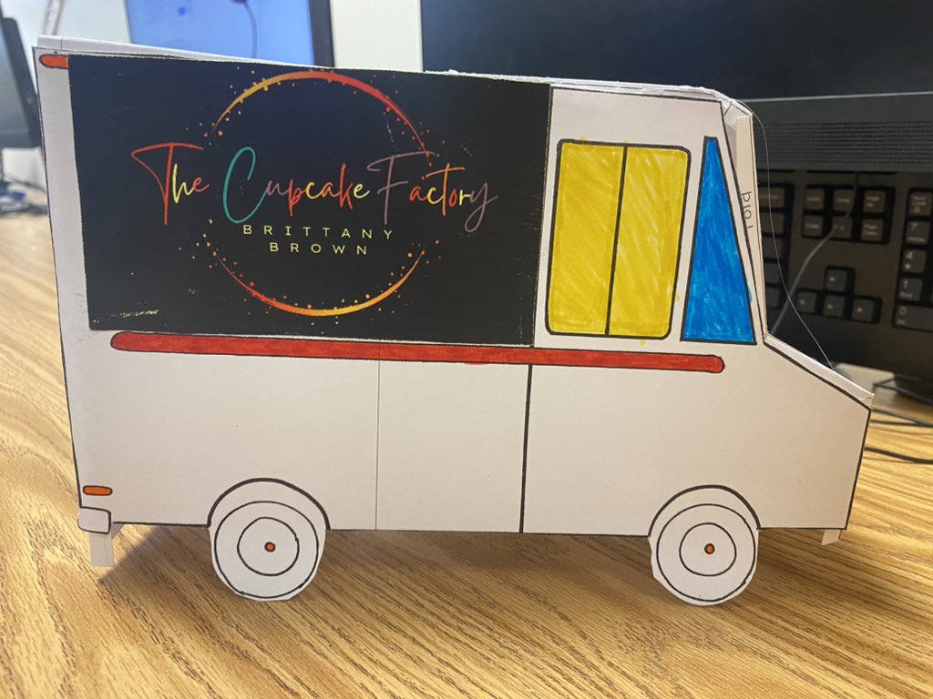 I am so impressed with the work my @JLIAPRIDE students put into this #pbl project. “Your only limit is your mind”. They took this food truck project to another level. 👀 at this impressive art work- ☑️ the details! #futureentrepreneurs @JLIA_Electives @JLIA_STEAM @APDavis_aps