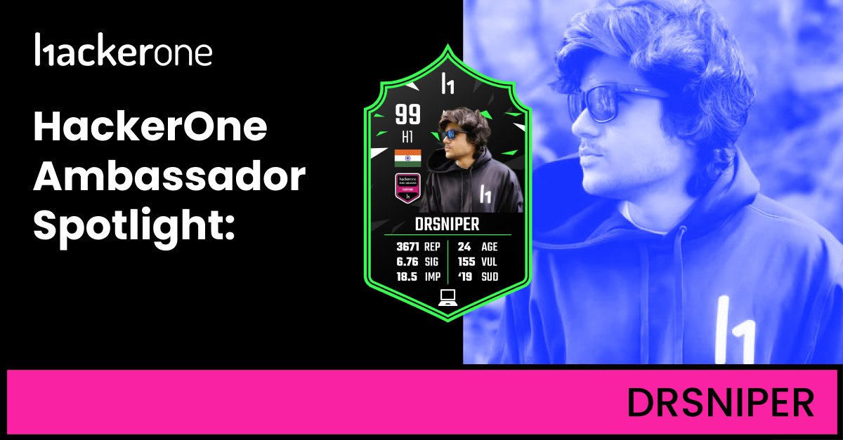 Hacker0x01's tweet photo. @thedrsniper regularly speaks to his 90K YouTube subscribers about career tips, security trends and his hacking journey. Reaching beyond his local region of Haryana, India, he hopes this global reach will inspire hacker communities everywhere. Read more: https://t.co/zfaQOoMGbL https://t.co/R8gaoFAphp