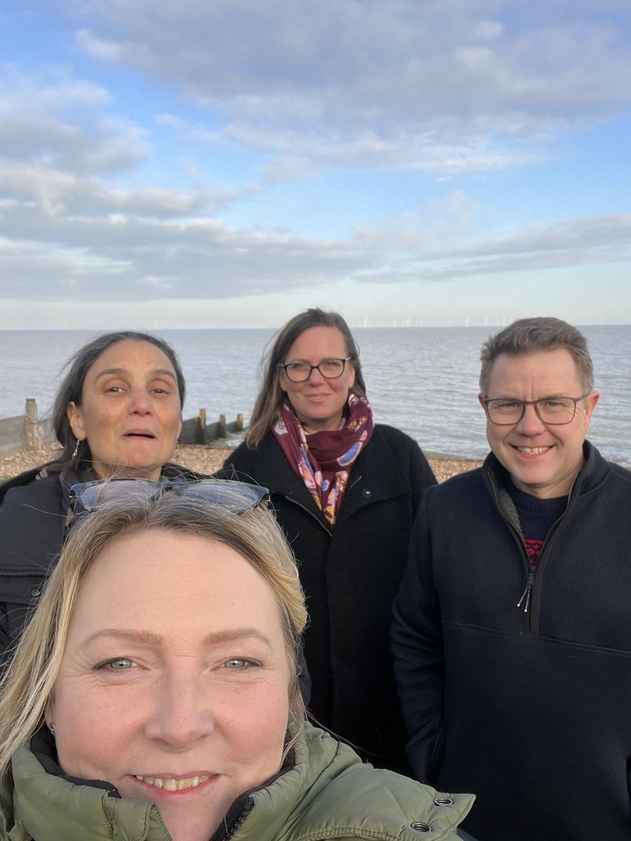 Fantastic day working with colleagues within our School Leadership team on our away day. Great walking meeting along the beach, #cccu_health <a href="/CanterburyCCUni/">Canterbury Christ Church University</a> <a href="/SAPHPCanterbury/">Allied&PublicHealthCCCU</a>