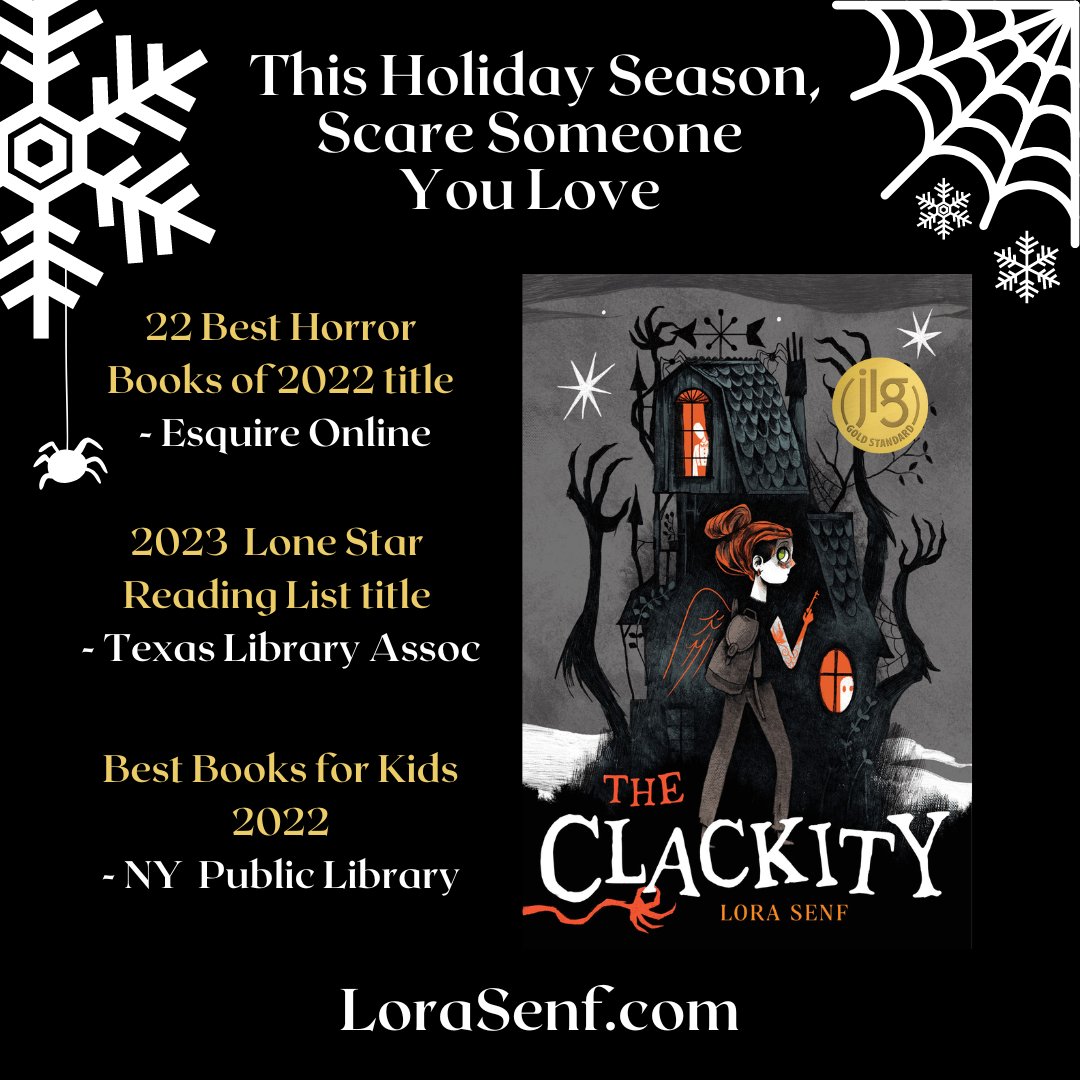 Lora013's tweet photo. Please excuse the tacky seasonal self-promotion. Also, go buy some books for people. Or for yourself. You deserve nice things, too. 🖤 https://t.co/OtiqgWNzgQ