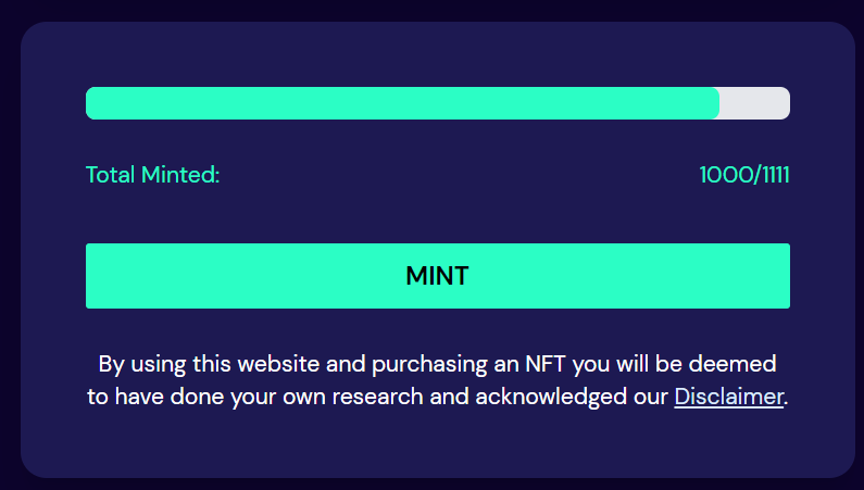 MerchantsDao's tweet photo. La primera fase de minteo de Merchants está cerca de agotarse. 

Solo unos pocos #nfts disponibles.

Se avecinan movimientos importantes. https://t.co/cSr2WYsXfE