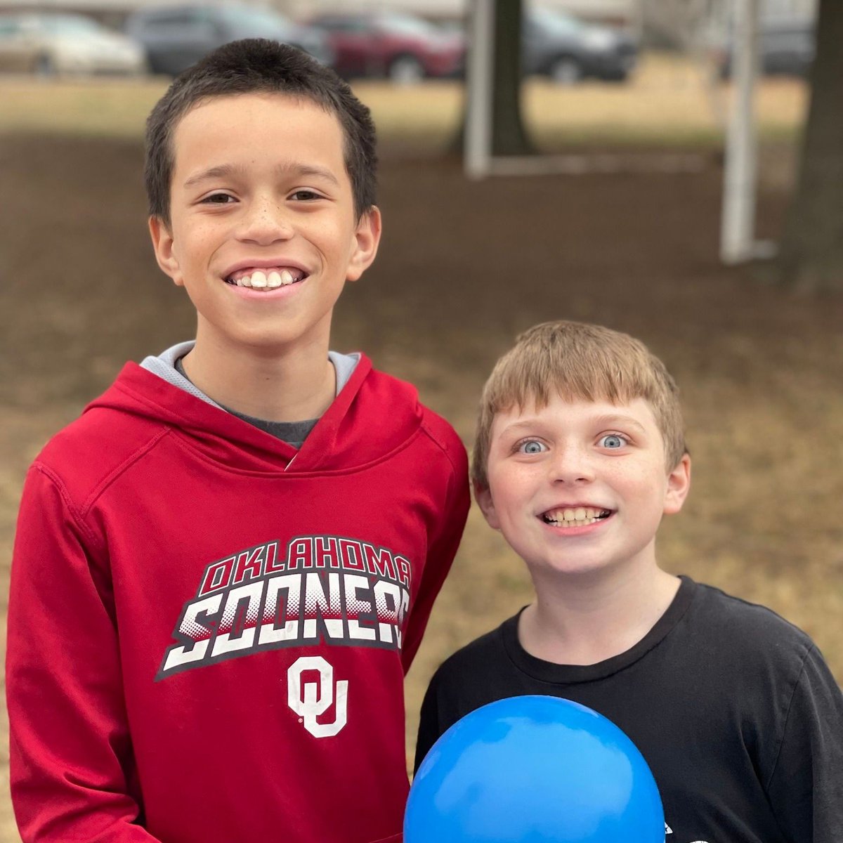 Positivity Project by Mrs McDonnell's class!  Balloon Launch..