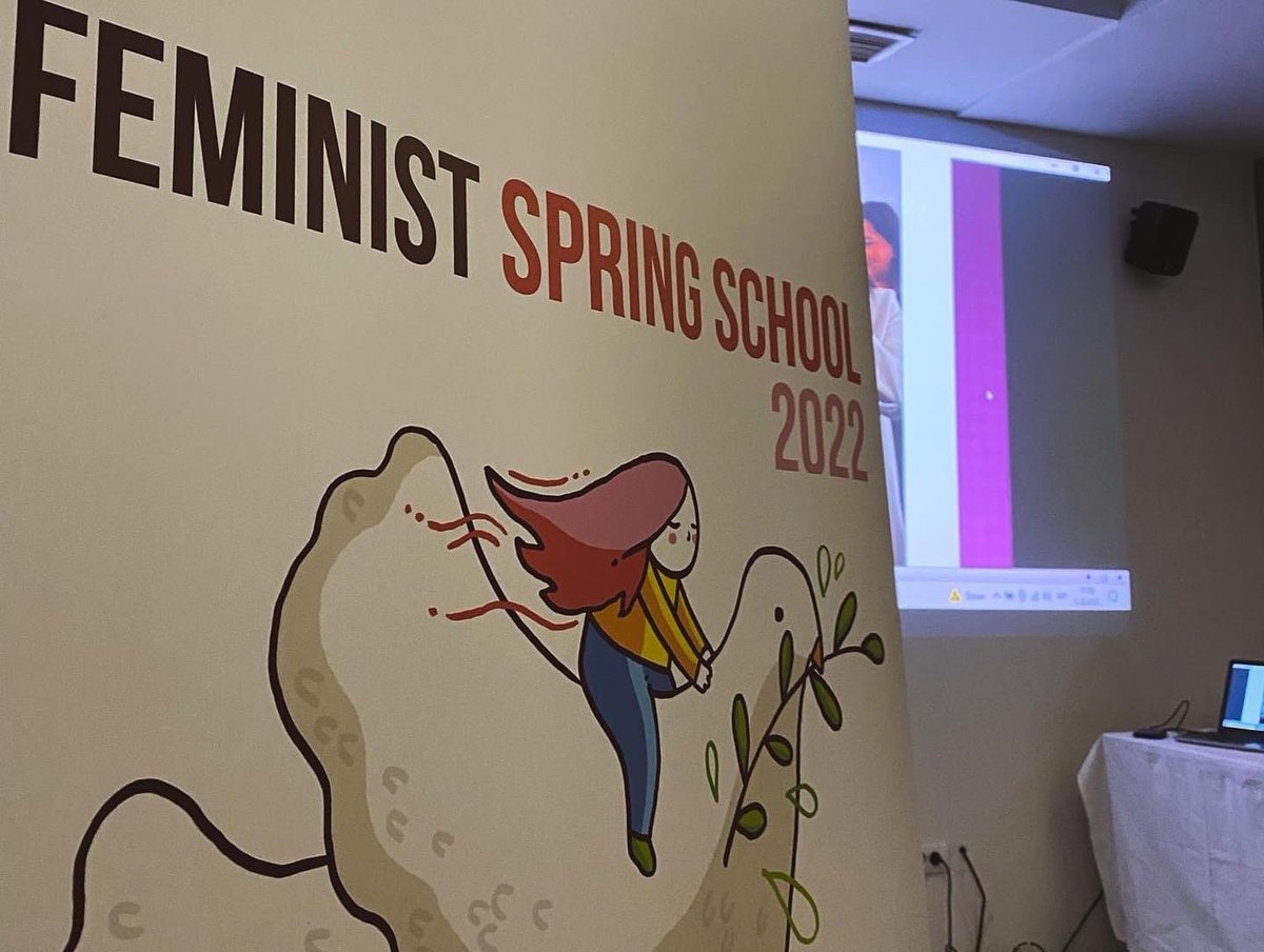qendraartpolis's tweet photo. ✊The second part of the Feminist Spring School, gathered 18 young women from Kosovo and Serbia in Vrnjačka Banjë/Serbia, to listen to lectures by well-known activists and feminists from Serbia and Bosnia and Herzegovina, from December 1 to 4, 2022.
#artpolis #16DaysOfActivism https://t.co/5w5P7YpSuh