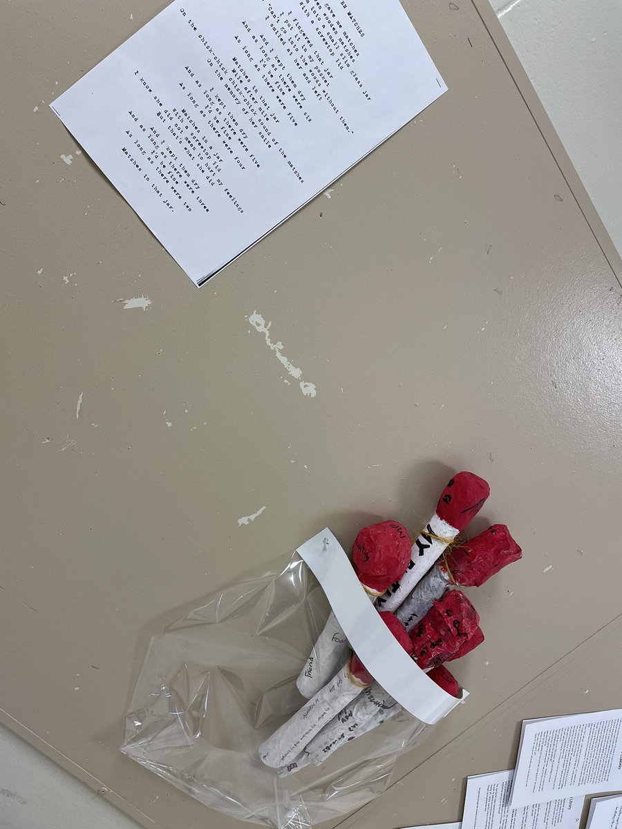 After reading and discussing ‘Seven Matches’ and what they may have represented for Chanie we created our own Papier-mâché matches to show what gives us hope. <a href="/downiewenjack/">Downie Wenjack Fund</a>