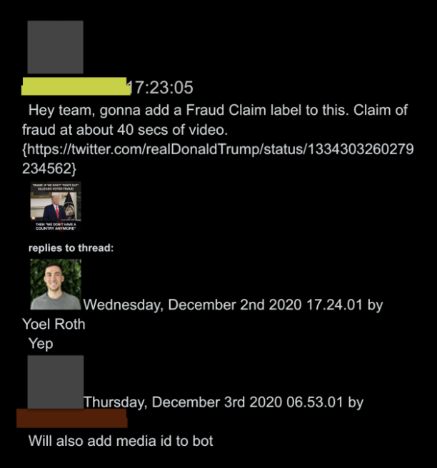 @ShellenbergerMD @bariweiss @JohnBasham @TitaniaMcGrath @RealJamesWoods 50. In this instance, it appears moderators added a bot for a Trump claim made on Breitbart. The bot ends up becoming an automated tool invisibly watching both Trump and, apparently, Breitbart (“will add media ID to bot”). Trump by J6 was quickly covered in bots. 