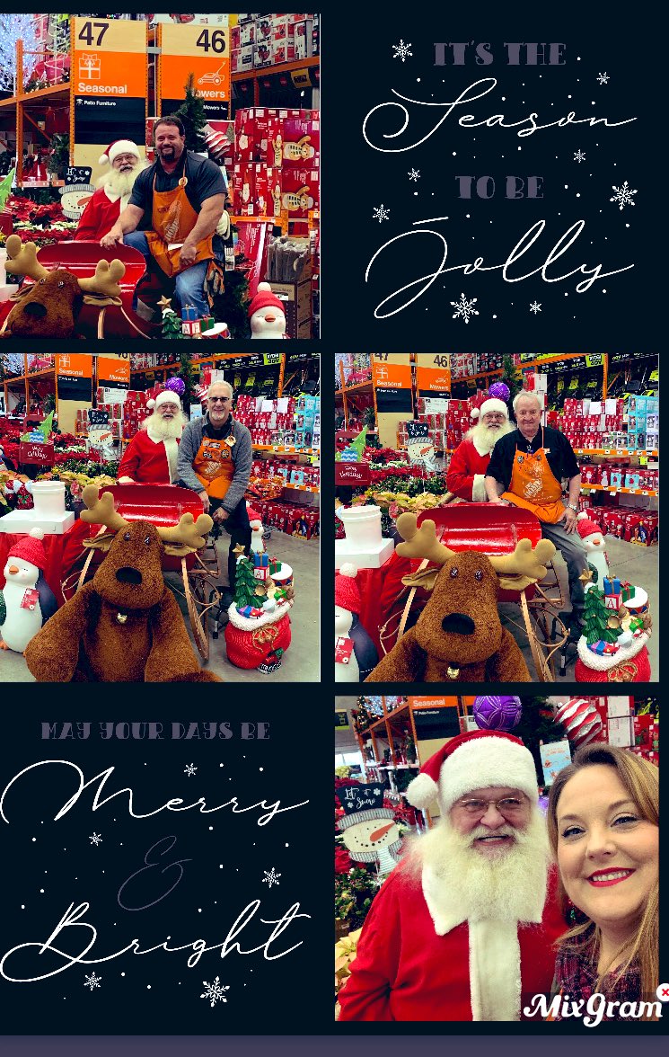 Santa🎄came to The Home Depot!!!