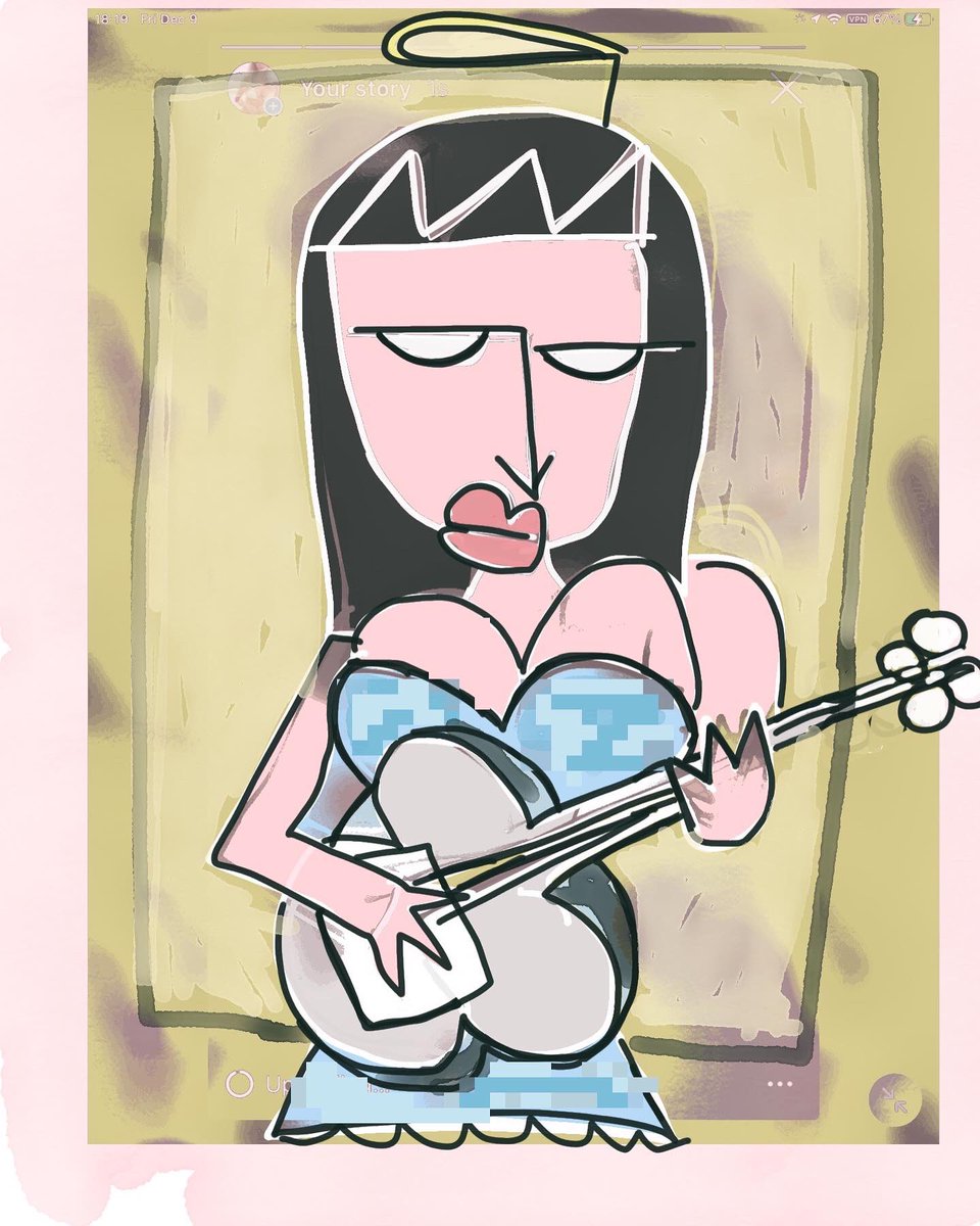 drunkenBouddha's tweet photo. #rockabilly #pinup #baseplayer #liveshow #sketching #whateverart #art #handdrawn #lowbrow #artnaif #digitalart #pinupart #cleavage #doodle https://t.co/cxhgGvMHNN