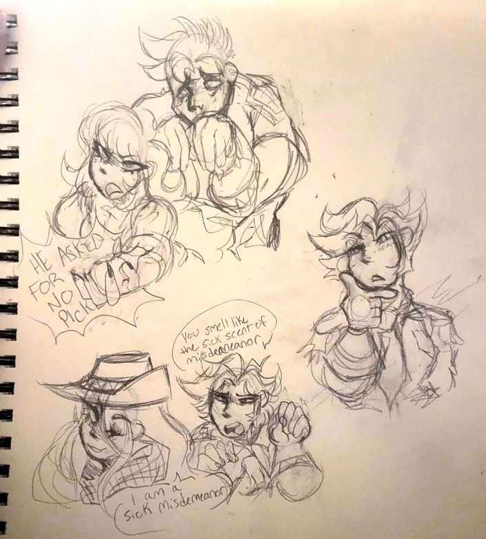 SunKissedBeetle's tweet photo. HAPPY EPITHET ERASED LAUNCH!!!!!!
me and my friends rewatched/watched epithet s1 before the release this week here's some doodles <3 https://t.co/1GzmiLSAEj