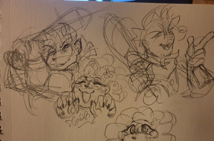 SunKissedBeetle's tweet photo. HAPPY EPITHET ERASED LAUNCH!!!!!!
me and my friends rewatched/watched epithet s1 before the release this week here's some doodles <3 https://t.co/1GzmiLSAEj