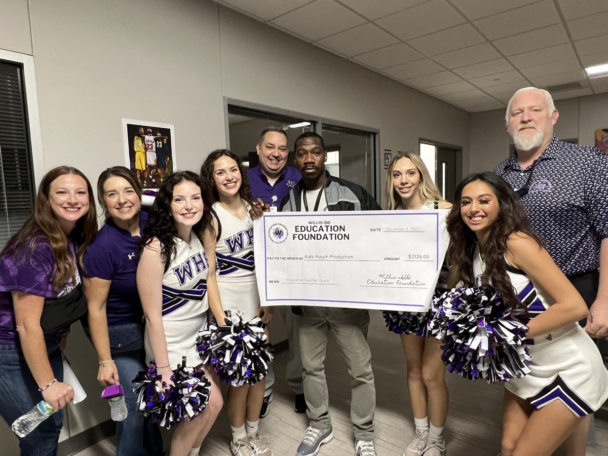 WillisISD Education Foundation tweet media