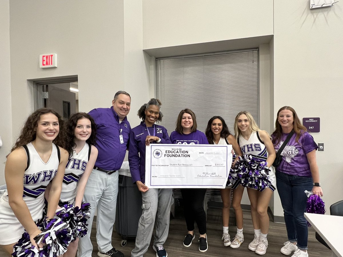 WillisISD Education Foundation tweet media