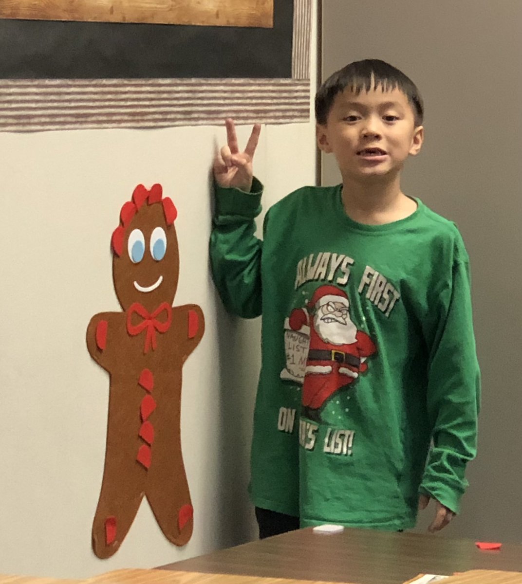 Garrett_TES's tweet photo. Gingerbread tradition fun this week! #DestinationExcellence #CelebratingDifferencesInTISD, #tesproud @TomballISD, @TStudentSupport, @gibby1112, @nannewt, https://t.co/xKbSRN4yPR