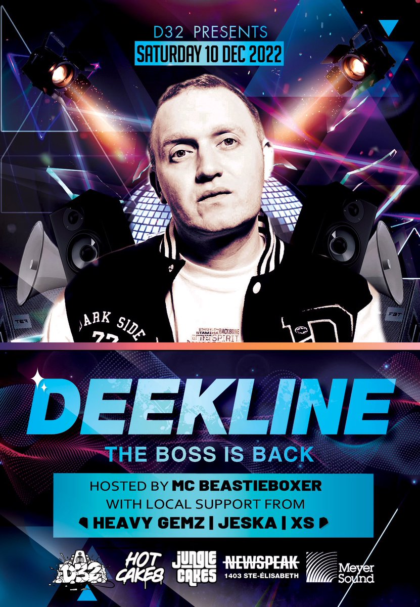 Melodrastik's tweet photo. Tomorrow, catch @deekline at @newspeakmtl 

Get your ticket here: https://t.co/UQVBqNgwc2

#montrealevents #montrealevents #drumandbass #breakbeat https://t.co/iljTPGNZwO
