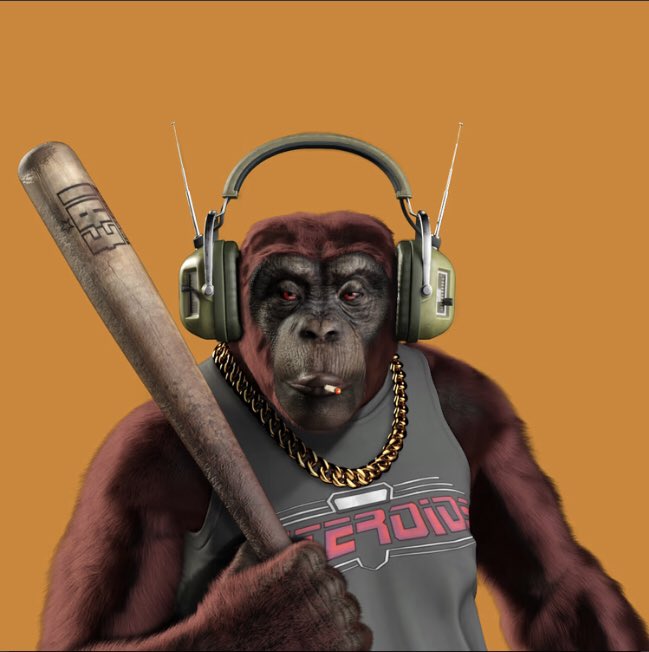 CarnJoe's tweet photo. @timex @daz3d This is the ape that needs to be on a timex watch… 🦍❤️ #FightBackApes 🦍 https://t.co/UBbQq8iWko