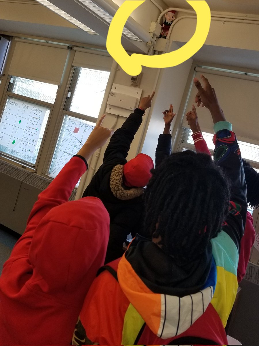 JanineFlorio's tweet photo. When your 8th graders run to class so they can be the first one to find Lexi, our Class Elf! 🤣Special thanks to my student leader, Jahlil, who hides it every morning before 1st period. #middleschoolisfun, #teenshavingfun @CSD31SI @DrMarionWilson @CChavezD31 https://t.co/4q70EX0Hgw