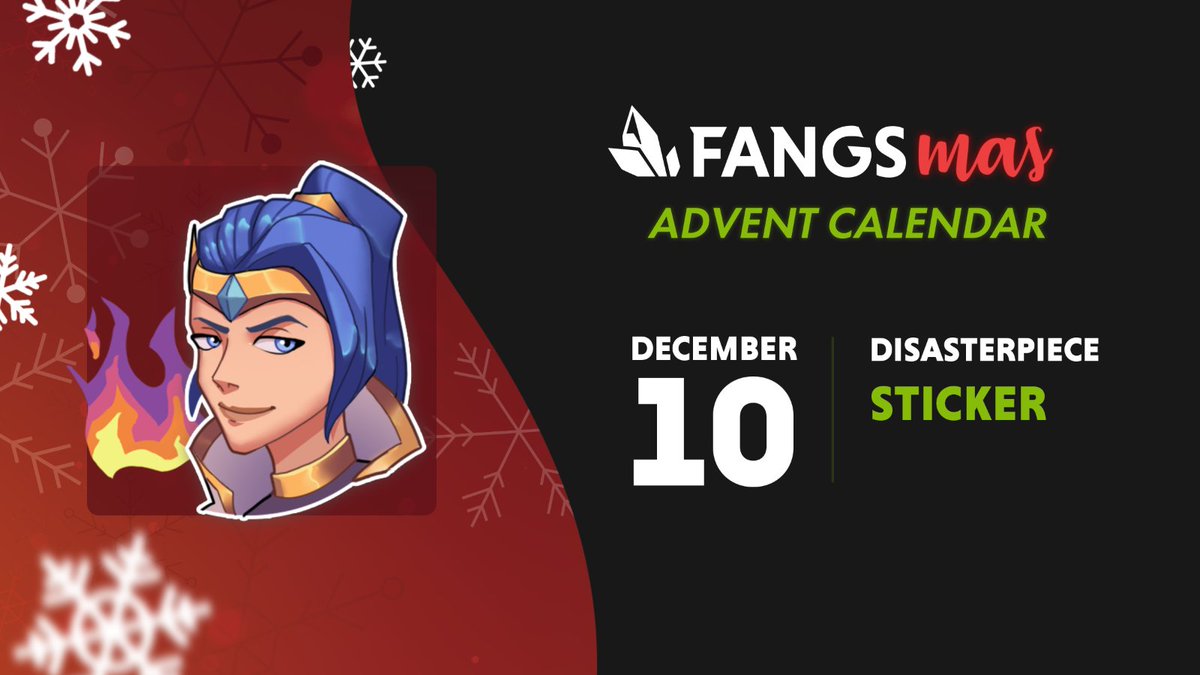 Feel like you finessed that play? Melted a game with the fam? 😏

🎁 We got a sticker for that. Pick it up for free as part of #Fangsmas before it leaves the #Fangs store at 4pm PST on Dec 10!