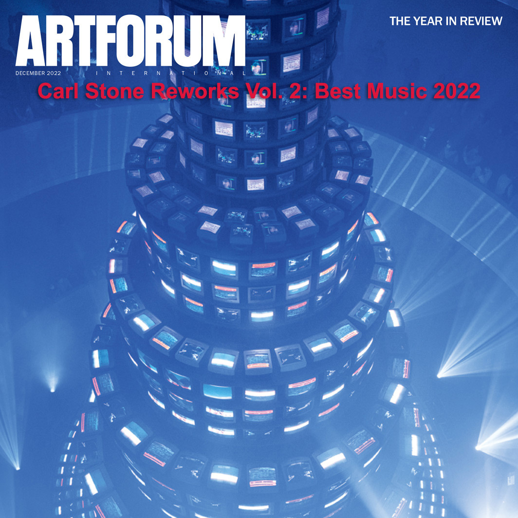 My remix project WE JAZZ REWORKS VOL. 2  is included in <a href="/Artforum/">artforum</a> 's BEST OF 2022, curated by <a href="/djrupture/">Jace /Rupture</a> / Jace Clayton.
I was given carte blanche to use 10 releases from Finnish label <a href="/wejazzhelsinki/">We Jazz</a>  as source material for new works. Listen/buy at  tinyurl.com/vfnmrv6v